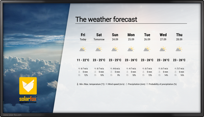 SOLARFOX® Weather extension
