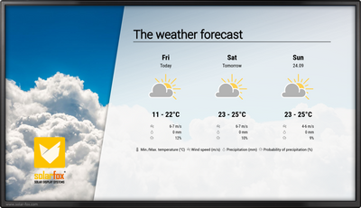 SOLARFOX® Weather extension
