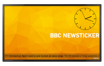 Solarfox® newsticker